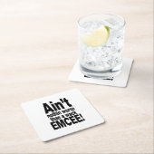 Nichts Schlimmeres als ein Wack EMCEE! Rechteckiger Pappuntersetzer (Vor Ort)