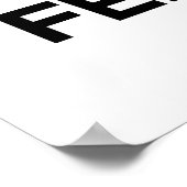 Nichts schmeckt so gut wie FIT fühlt - Inspiration Poster (Ecke)