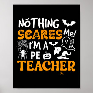 Nichts schreckt mich, ich bin ein Sportlehrer Spor Poster
