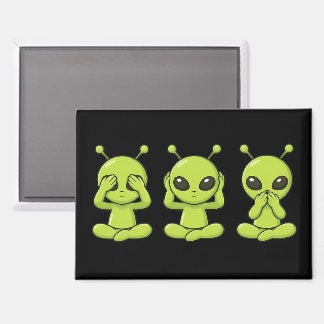 Nichts sehen, nichts hören, nichts sagen magnet