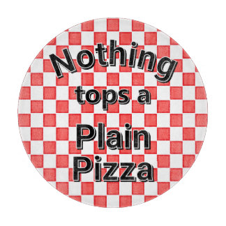 Nichts spannt eine Schlichte Pizza Schneidebrett