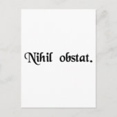 Nichts steht im Weg. Postkarte (Vorderseite)