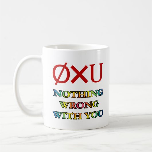 Nichts stimmt mit dir kaffeetasse (Links)