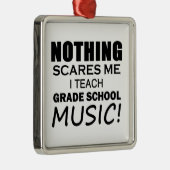 Nichts stört mich als Schulmusik Ornament Aus Metall (Rechts)
