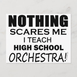Nichts stört mich High School Orchester Postkarte