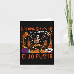 Nichts stört mich, ich bin ein Cello Player Hallow Karte