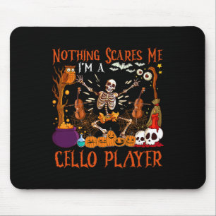 Nichts stört mich, ich bin ein Cello Player Hallow Mousepad