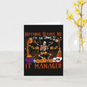 Nichts stört mich, ich bin ein IT-Manager Hallowee Karte (Gelbe Blume)