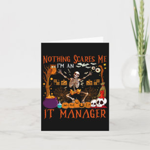 Nichts stört mich, ich bin ein IT-Manager Hallowee Karte