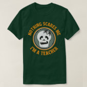 Nichts stört mich Lehrer Skeletton Halloween T-Shirt (Design vorne)