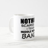 Nichts stört mich Mittelschulband Kaffeetasse (Vorderseite Links)