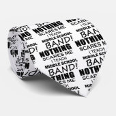 Nichts stört mich Mittelschulband Krawatte (Gerollt)