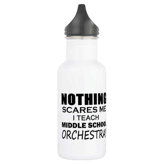 Nichts stört mich Mittelschulorchester Edelstahlflasche (Links)
