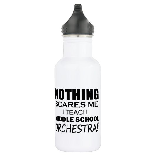 Nichts stört mich Mittelschulorchester Edelstahlflasche (Rechts)