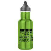 Nichts stört mich Orchesterdirigent Edelstahlflasche (Links)
