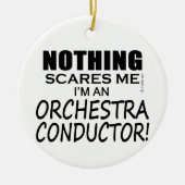 Nichts stört mich Orchesterdirigent Keramikornament (Vorne)