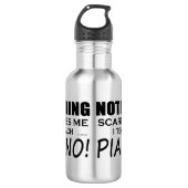 Nichts stört mich Piano Edelstahlflasche (Vorderseite)