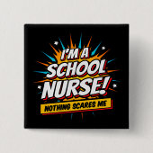 Nichts stört mich Schulkrankenwertschätzung Button (Vorderseite)