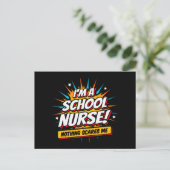 Nichts stört mich Schulkrankenwertschätzung Postkarte (Stehend Vorderseite)