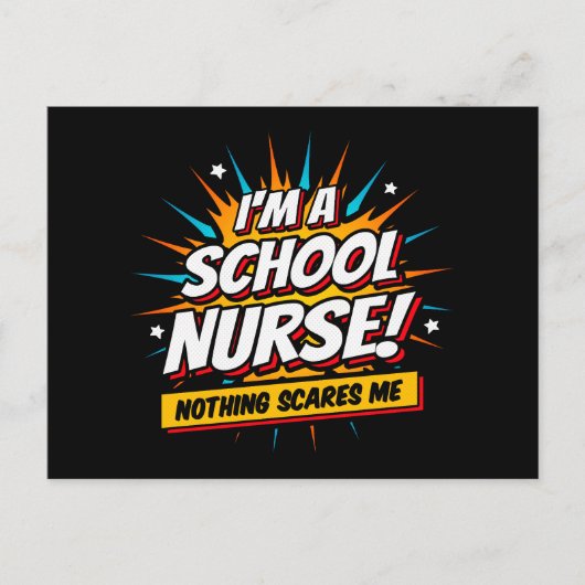 Nichts stört mich Schulkrankenwertschätzung Postkarte (Vorderseite)