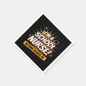 Nichts stört mich Schulkrankenwertschätzung Serviette (Ecke)