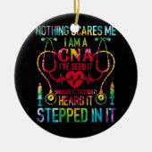 Nichts stört mich, wenn ich einen Krankenpflegejob Keramik Ornament (Vorne)