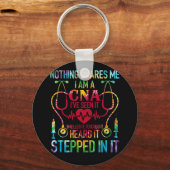 Nichts stört mich, wenn ich einen Krankenpflegejob Schlüsselanhänger (Vorderseite)