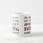 Nichts-Tun-Witziger-Becher oder Reisebecher Kaffeetasse (Mittel)