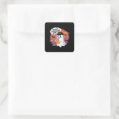 Nichts überrascht mich, ich arbeite in HR, Ultimat Quadratischer Aufkleber (Tasche)