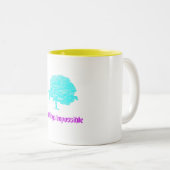 Nichts Unmögliche farbenfrohe Tasse (VorderseiteRechts)