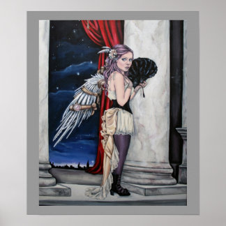 nichts verlassen Steampunk-Fee-Plakat Poster