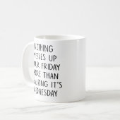 Nichts verspricht die Realisierung des Freitags Kaffeetasse (Vorderseite Links)