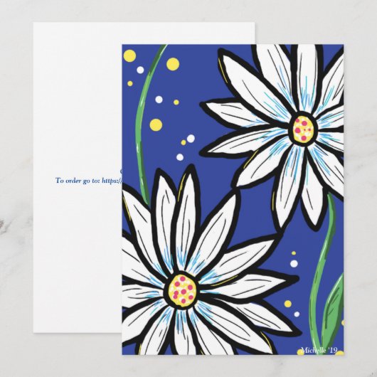 Nichts von Daisies Dankeskarte (Vorne/Hinten)