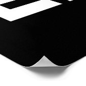 Nichts, was es wert ist, leicht zu sein poster (Ecke)