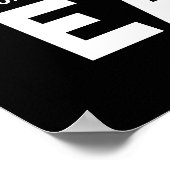 Nichts, was es wert ist, leicht zu sein poster (Ecke)