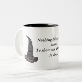 Nichts wie eine Schale Gebräu Zweifarbige Tasse (Vorderseite Links)