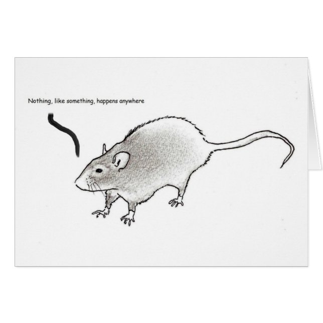 Nichts, wie etwas, geschieht überall (Vorderseite (Horizontal))