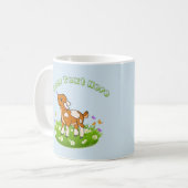 Nichts wie nur eine Ziege Kaffeetasse (Vorderseite Links)