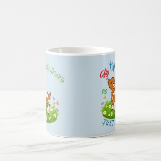 Nichts wie nur eine Ziege Kaffeetasse (Mittel)