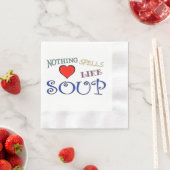 Nichts Zauber Liebe wie Soup Serviette (Beispiel)