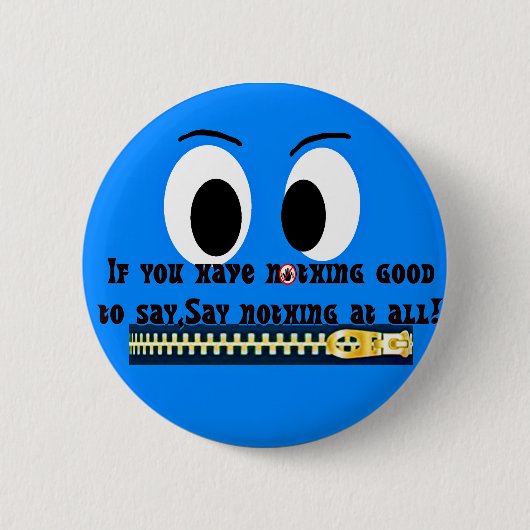 Nichts zu sagen! button (Vorderseite)