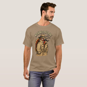 Nichts zu sehen hier, Truthahn-Erntedankfest  T-Shirt