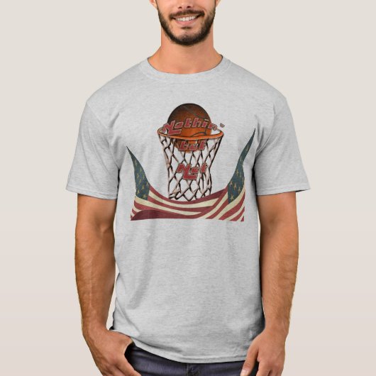 Nichtsaber Netz-Basketball im Band T-Shirt (Vorderseite)