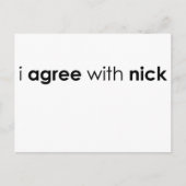 Nick.ai Postkarte (Vorderseite)