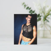 Nick Blue Eyezz Postkarte (Stehend Vorderseite)
