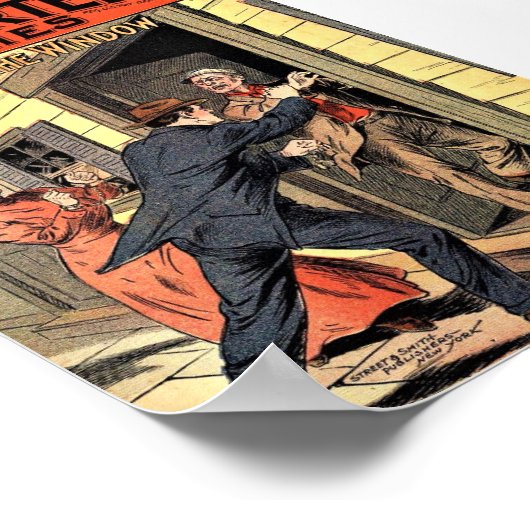 Nick Carter Storys 002 - Das Gesicht am Fenster Poster (Ecke)