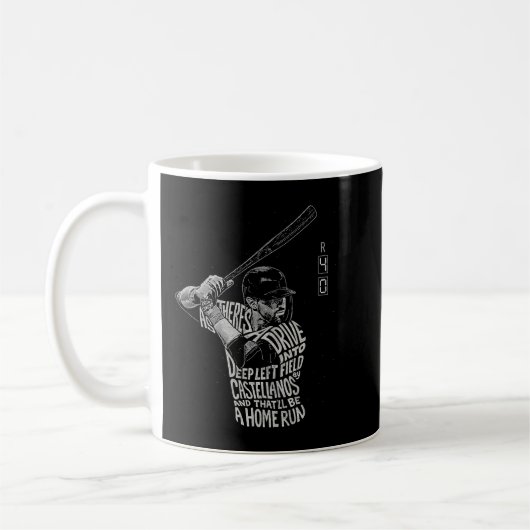 Nick Castellanos Baseball Kaffeetasse (Links)