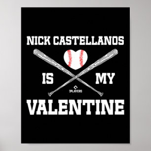 Nick Castellanos ist mein Valentinstag Cincinnati Poster