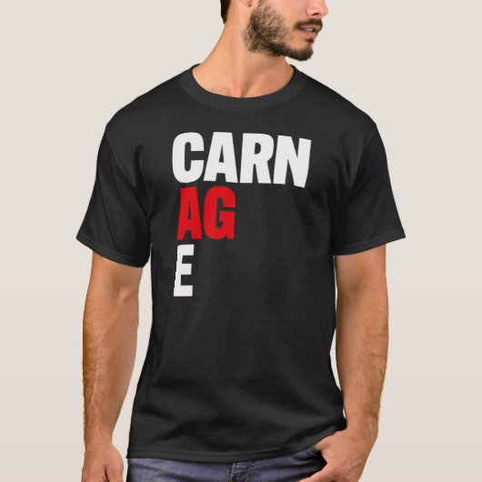 Nick Cave Warren Ellis Carnage Black Edition Cap T-Shirt (Vorderseite)