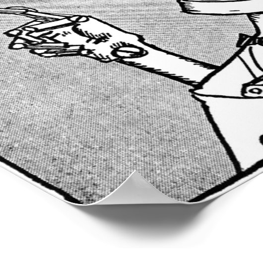 Nick Chopper der Tin Woodman Poster (Ecke)